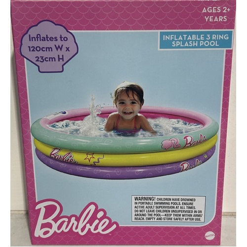 Barbie 3 Ring Splash Pool 17540