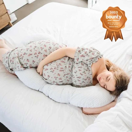 Babystudio The Ultimate Body Pillow - Gingham Beige 95003