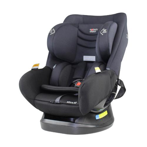 Mother's Choice Adore AP Convertible Car Seat ISOGO (0-4yrs) - Black Space