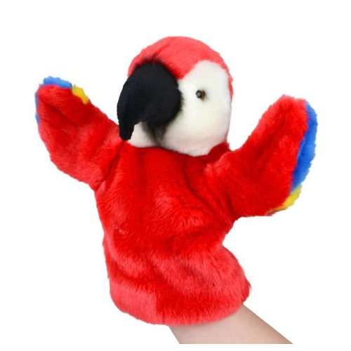 Korimco Lil Friends Hand Puppet - Red Parrot 8131