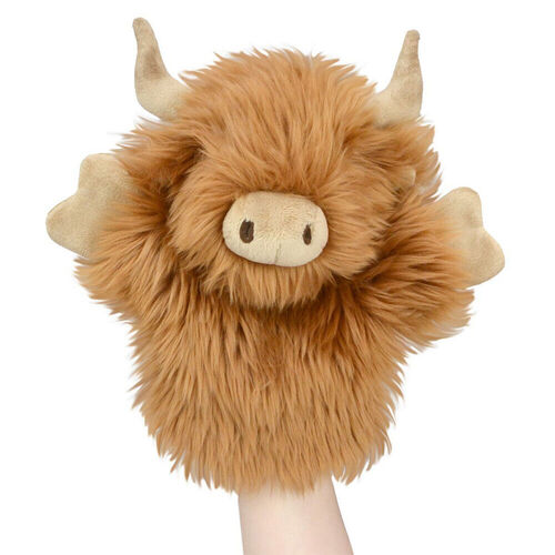 Korimco Lil Friends Hand Puppet - Highland Cow 8643