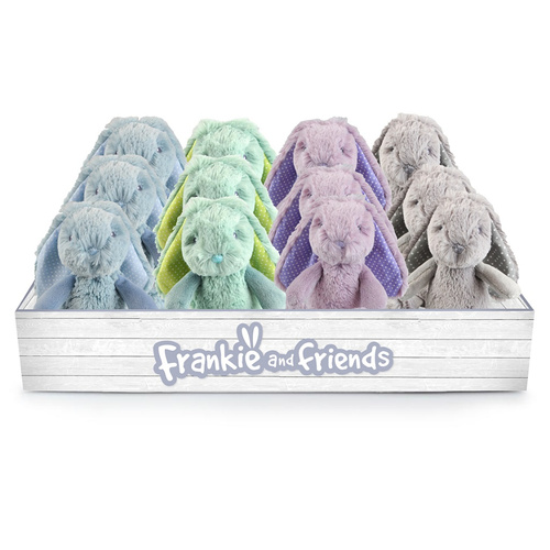 Frankie & Friends 17cm Spotty Bunny Assorted Colours, One Supplied