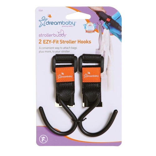 Dreambaby Ezy-Fit Stroller Hooks 2 Pack F2264