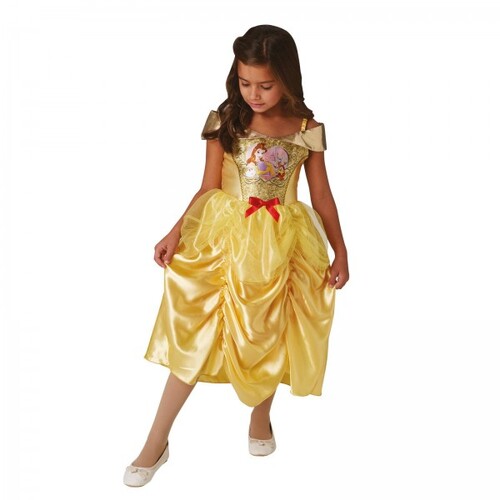 Disney Princess Belle Sequin Child Costume Size 3-5yrs 2712