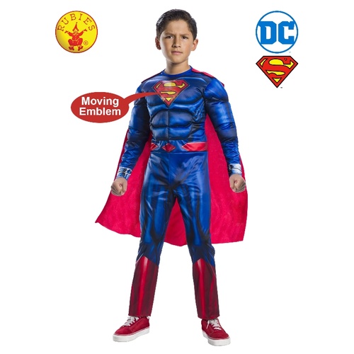 Rubies Deerfield DC Comics Superman Deluxe Lenticular Costume Dress Up [Size: 3-5yrs] 3195