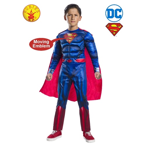 DC Comics Superman Deluxe Lenticular Costume Dress Up [Size: 3-5yrs] 3195
