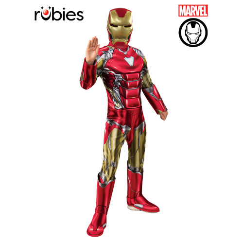 Rubies Deerfield Marvel Iron-Man Deluxe Child Costume/Dress Up - 6-8yrs 6517
