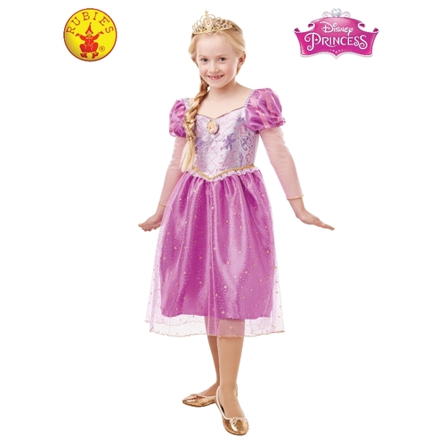 Disney Princess Rapunzel Glitter & Sparkle Child Costume [Size: 6-8yrs] 8445