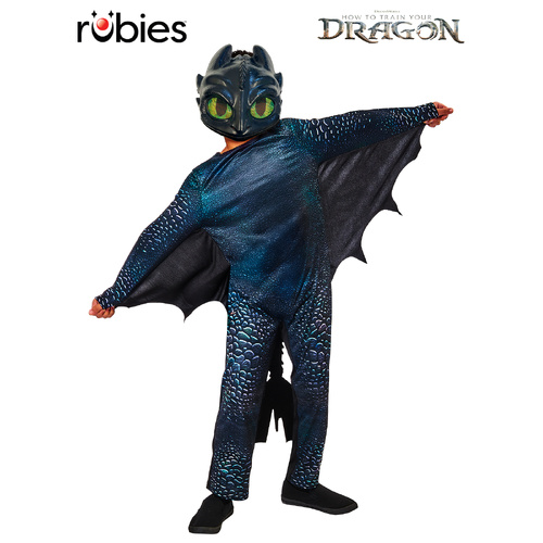 How to Train Your Dragon Toothless Night Fury Child Costume Dress Up - 6-8yrs 8633