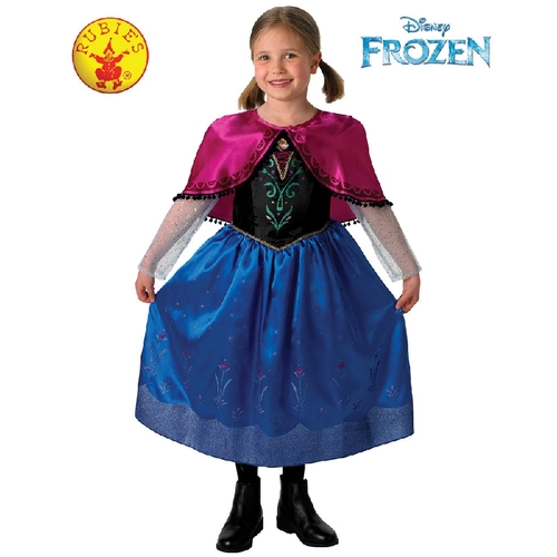 Rubies Deerfield Disney Frozen Deluxe Anna Costume/Dress Up 6-8yrs 9018