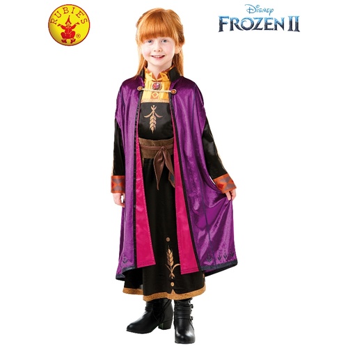Rubies Deerfield Disney Frozen 2 Deluxe Anna Character Costume Dress Up - 3-5yrs 9143