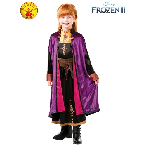 Disney Frozen 2 Deluxe Anna Character Costume Dress Up 9143 [Size: 3-5yrs]