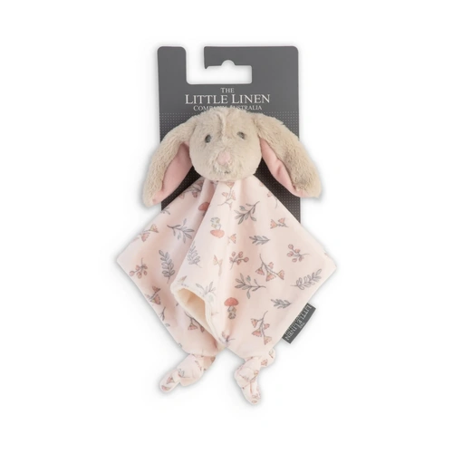 The Little Linen Company Lovie Comforter - Harvest Bunny