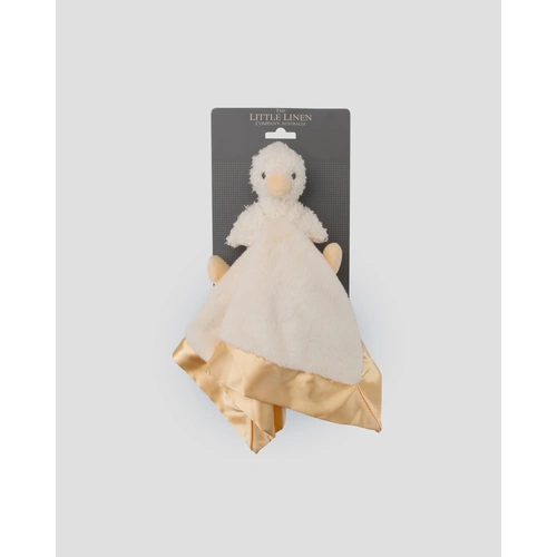 The Little Linen Company Security Blankie - Fuzzy Duck
