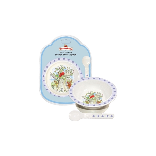 Bunnykins Suction Bowl and Spoon - Shining Stars Blue TTM-48