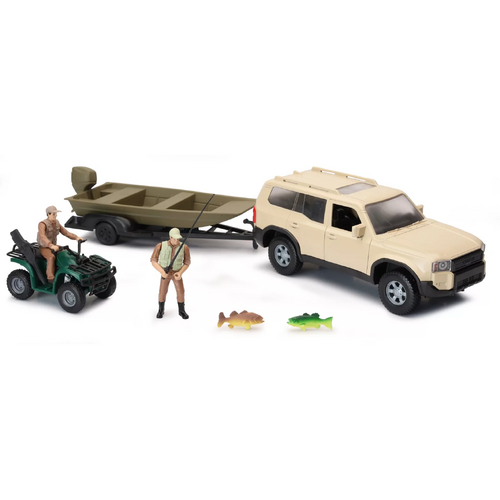 NewRay Wildlife Hunter Toyota Land Cruiser 250, Boat & Accessories 770S