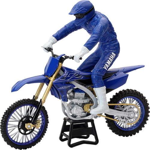 NewRay 1:12 Scale Yamaha Diecast YZ450F with Stunt Rider 784S