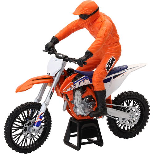 NewRay 1:12 Scale KTM Diecast 450SX-F with Stunt Rider 785S