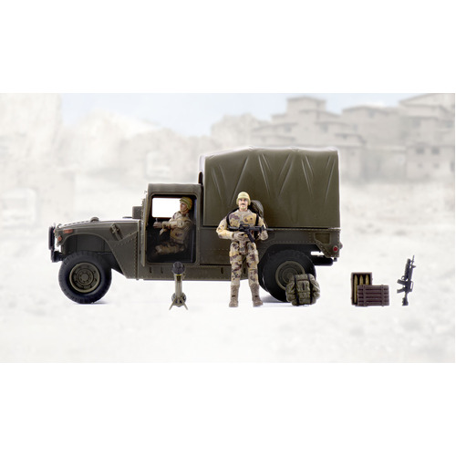 World Peacekeepers Humvee - Green with Canopy WPK023