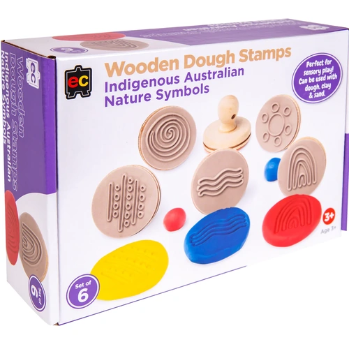 EC Wooden Dough Stamps - Indigenous Nature EVEWSNAT