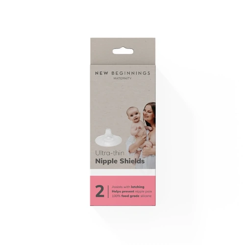 New Beginnings Silicone Nipple Shields Small 2 Pack NBNSH2