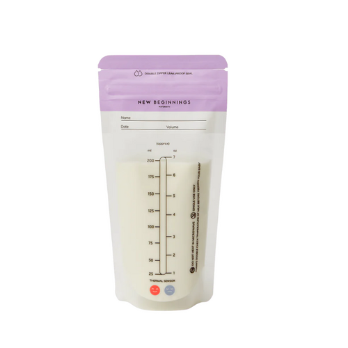 New Beginnings Breast Milk Storage Bags 25 Pack NBBMBG25S