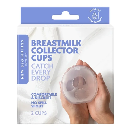 New Beginnings Breast Milk Collector Cups 2pcs NFMC2