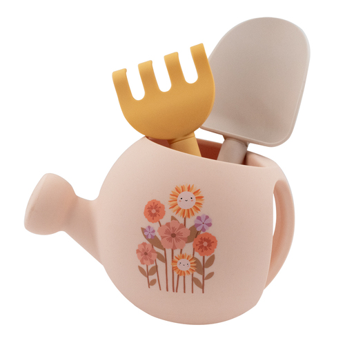 Living Textiles Playground Eco-Friendly My First Gardening Set - Blush Flowers