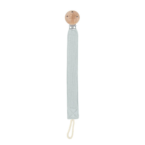 Living Textiles Playground Pacifier/Dummy Clip & Chain - Cool Grey 4221423