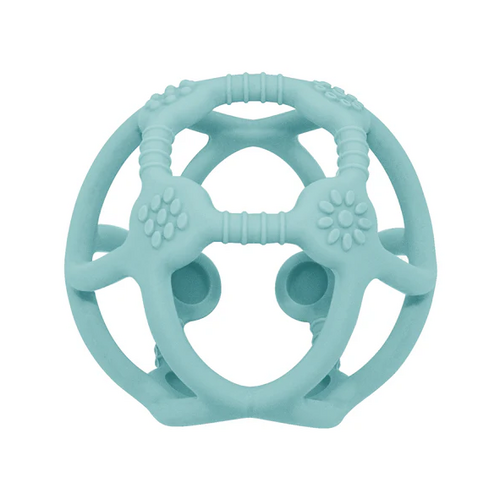 Living Textiles Silicone Teething Ball Colour: Light Blue