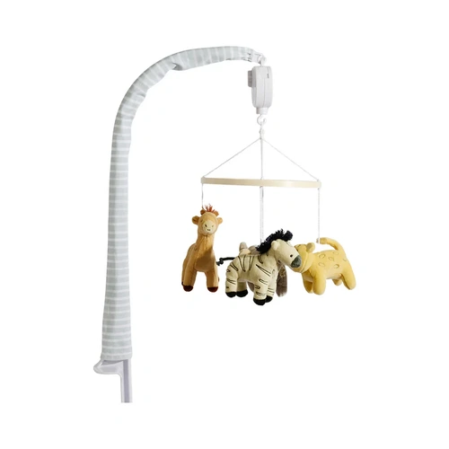 Living Textiles Musical Cot Mobile - Roam & Roar 4242629