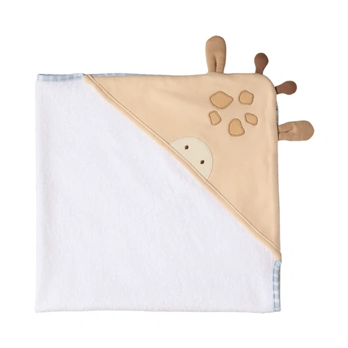 Living Textiles Organic Baby Hooded Towel - Roam & Roar 4208629