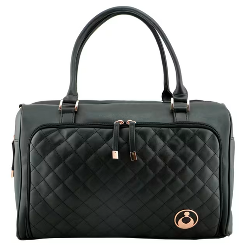 Isoki Double Zip Satchel Nappy Bag - Ebony