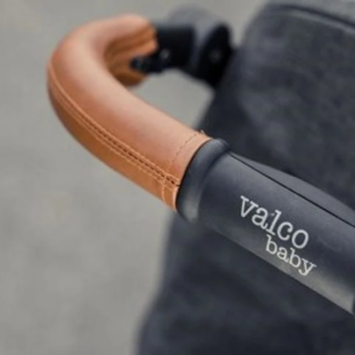 Valco Baby Handle Grips & Bumper Bar Cover to fit Snap Ultra Pram/Stroller - Caramel