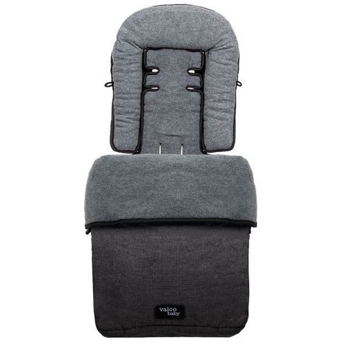 Valco Baby Snug Footmuff Stroller Liner - Charcoal **