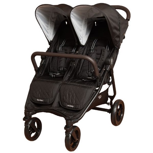 Valco Baby Slim Twin Stroller - Liquorice