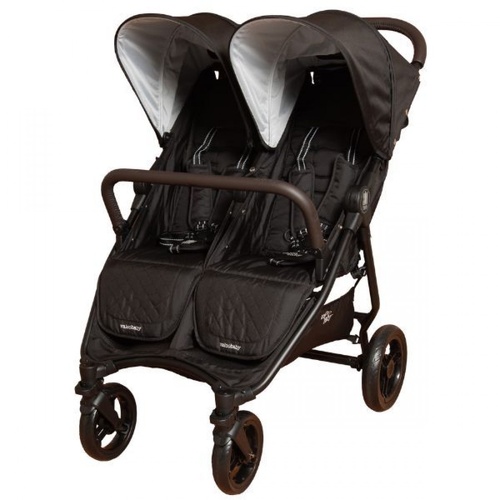 Valco Baby Slim Twin Stroller Series 2  - Steel Grey N0500
