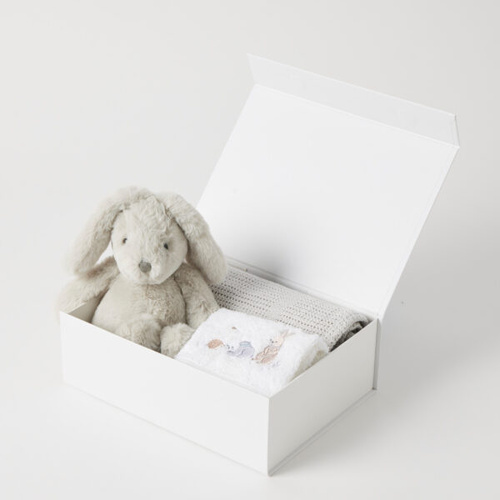 Jiggle & Giggle Grey Bunny Hamper Gift Set PLHA002
