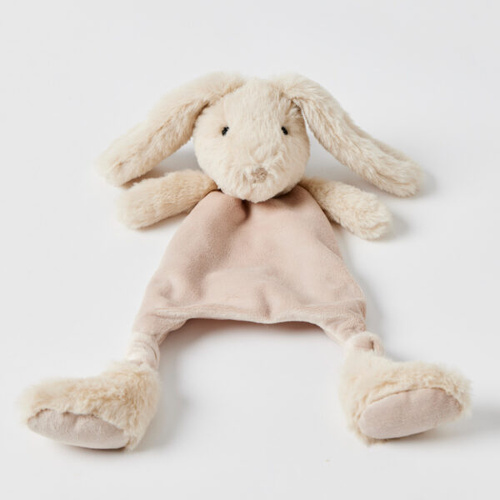 Jiggle & Giggle Beige Bunny Comforter Plush JCBC351