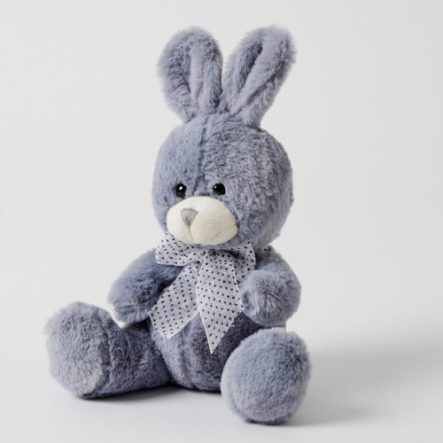 Jiggle & Giggle Cuddly Bunnies Grey Small Plush YWST001B
