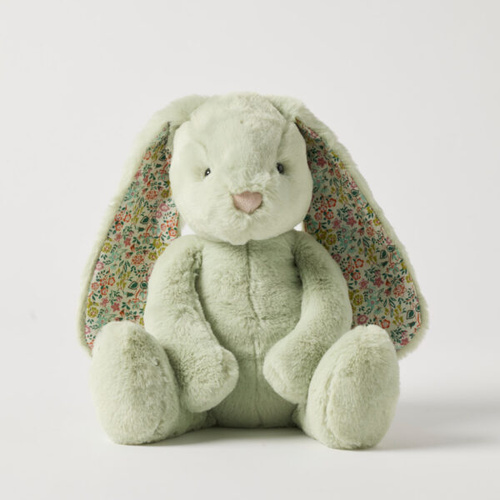 Jiggle & Giggle Floral Mint Bunny Medium Plush JCST556