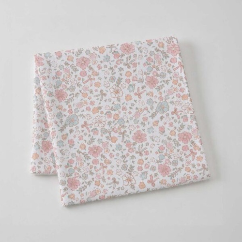 Jiggle & Giggle Sweet Floral Muslin Wrap NVBL169