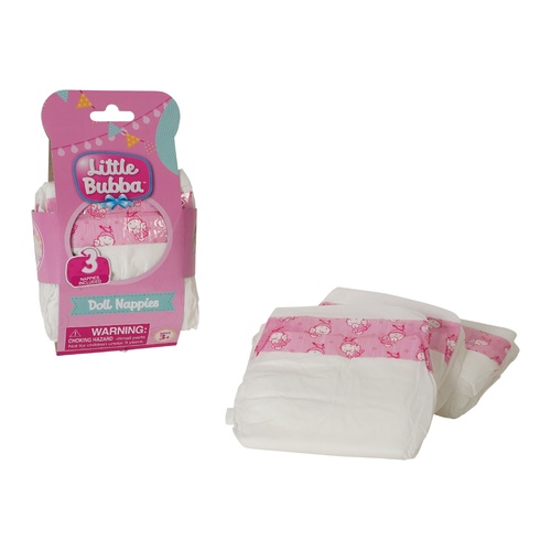 Little Bubba Nappies 3pk 78880