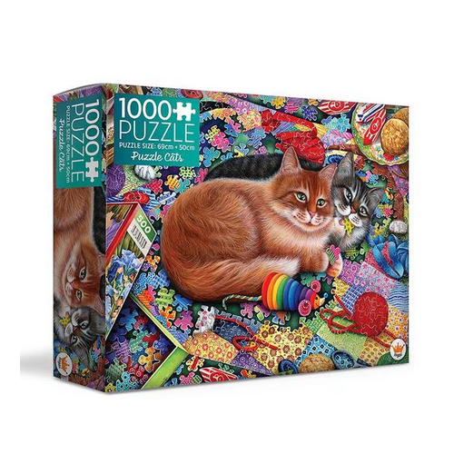 Regal Animals Series 1000pc Jigsaw Puzzle - Puzzle Cats