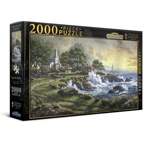 Harlington Thomas Kinkade Studios Seaside Haven 2000pc Puzzle 20060