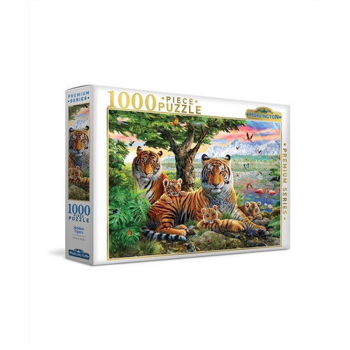 Harlington Hidden Tigers 1000pc Puzzle 20326