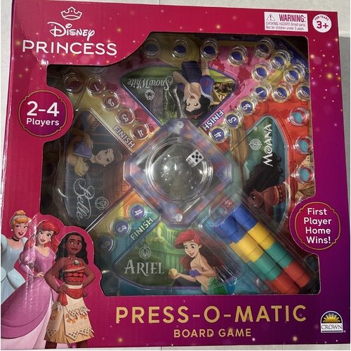 Disney Princess Press-O-Matic Board Game 20403