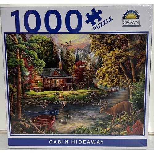 Crown Landscapes Cabin Hideaway 1000pc Puzzle 20623