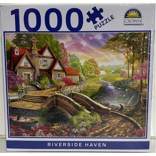 Crown Landscapes Riverside Haven 1000pc Puzzle 20623