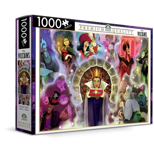 Crown Premium Quality Disney Villians 1000pc Jigsaw Puzzle 20914